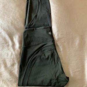 Olive Green lululemon leggings
